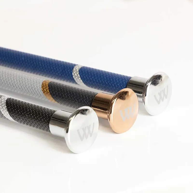 Woof Wear Harmony Resolute Dressage Whip 100cm  - Navy/Silver-1