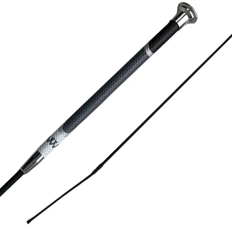 Woof Wear Harmony  Resolute Dressage Whip 100cm - Grey/Silver