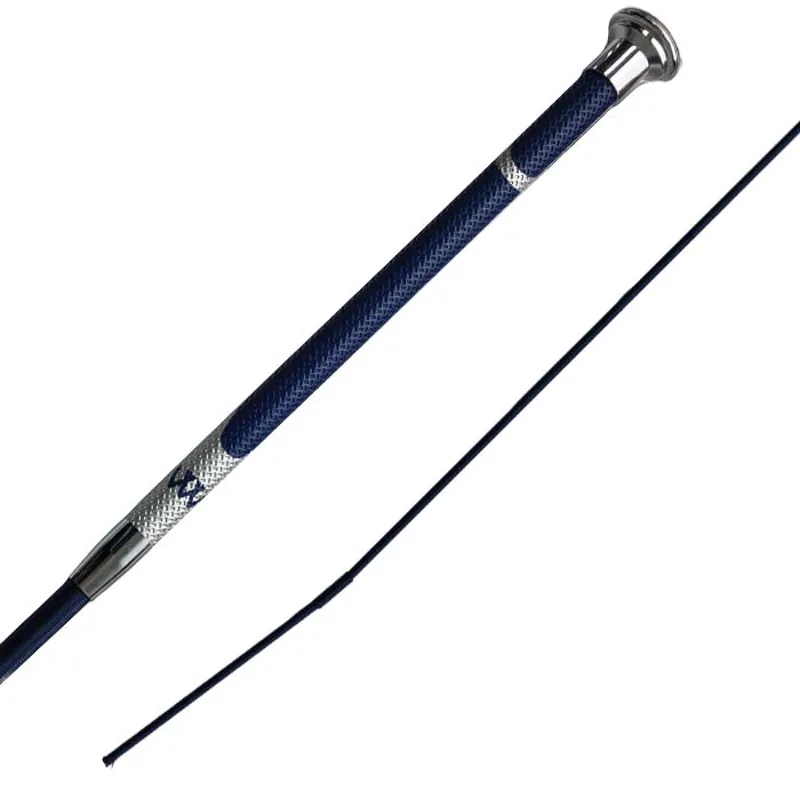 Woof Wear Harmony Resolute Dressage Whip 100cm  - Navy/Silver