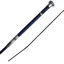 Woof Wear Harmony Resolute Dressage Whip 100cm  - Navy/Silver