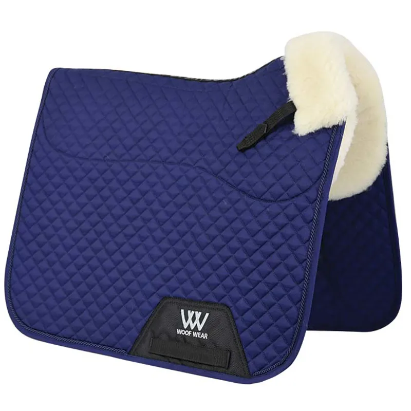 Woof Wear Dressage Sheepskin Pad - Navy/Navy
