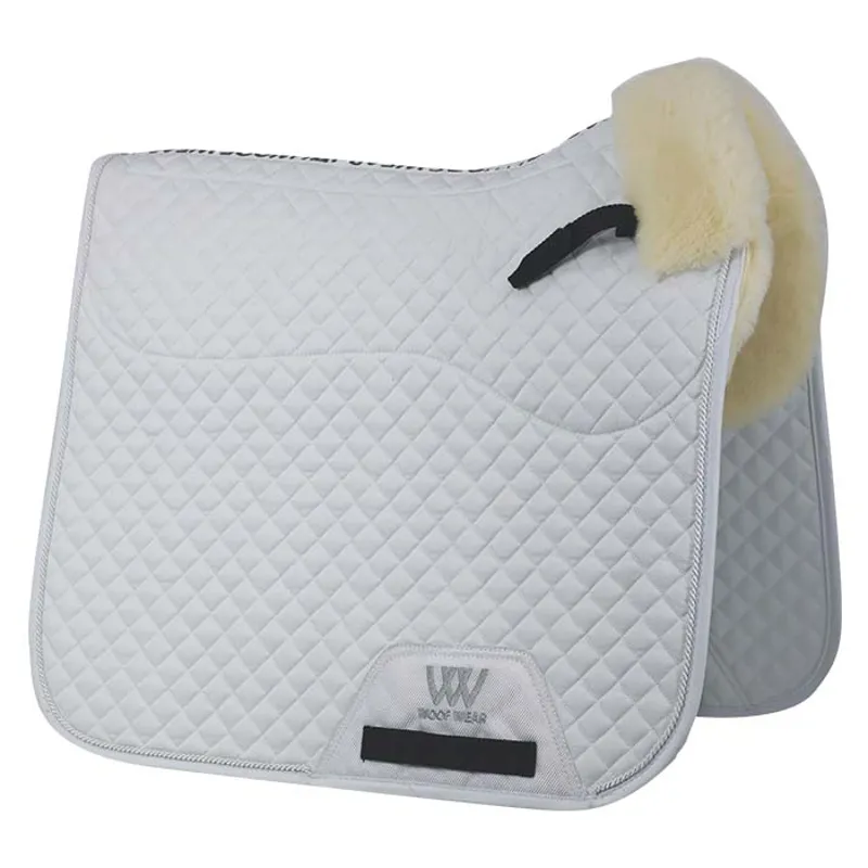 Woof Wear Dressage Sheepskin Pad - White