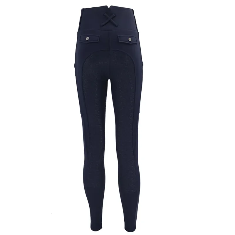 Woof Wear Vision Riding Tights - Petrol-2