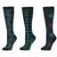 Dublin One Size 3 Pack Socks in Clan Argyle