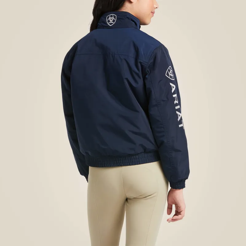 Ariat Kid's Insulated Stable Jacket - Navy-2
