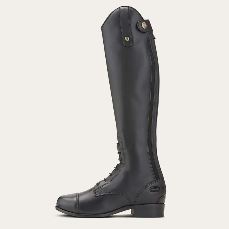 Ariat Kid's Heritage Contour Field Zip Tall Riding Boot Black-1