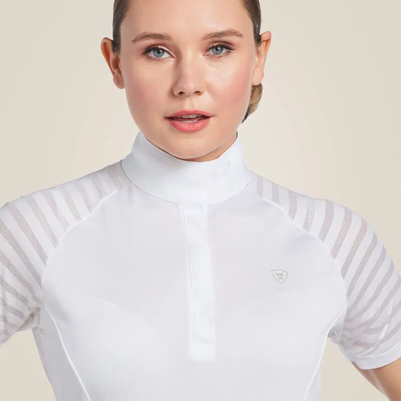 Ariat Womans Aptos Vent Show Shirt - White