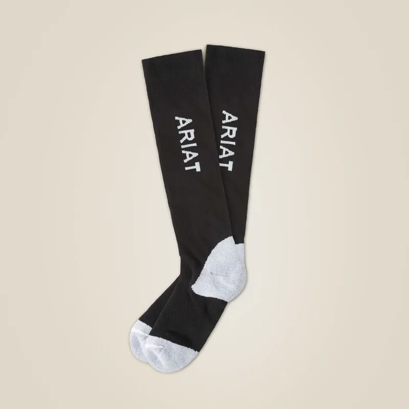 AriatTEK Performance Socks Black - Unisex-1