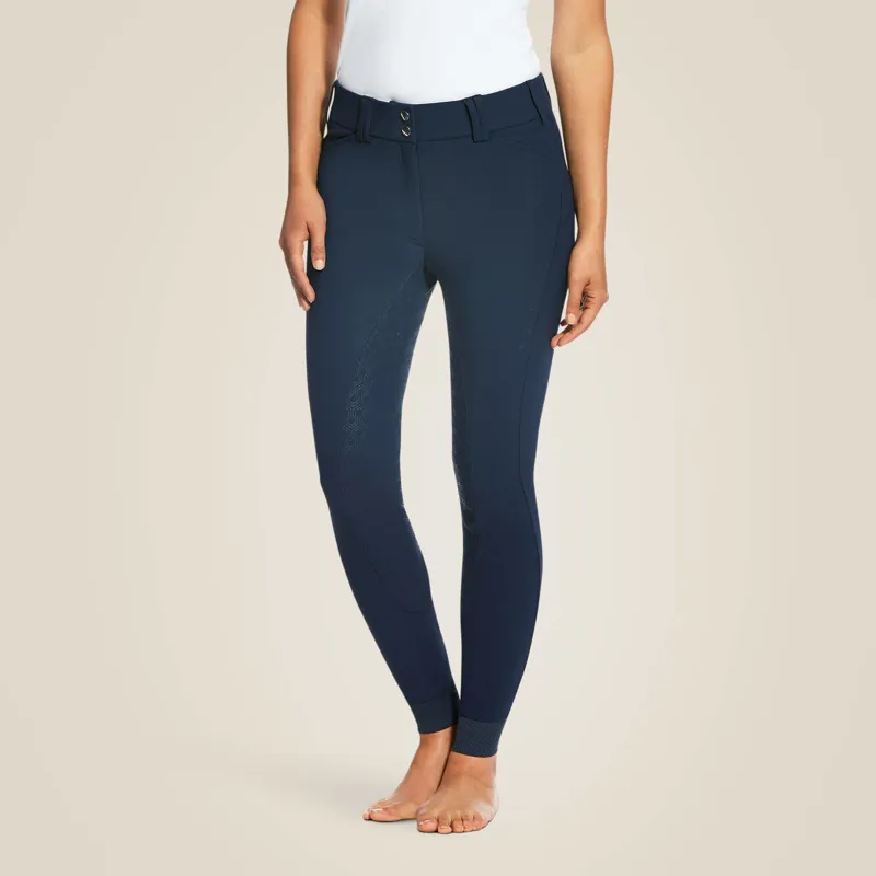 Ariat Women's Tri Factor Grip Full Seat Breeches - Navy-1