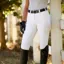 Ariat Women's Tri Factor Grip Full Seat Breeches - White