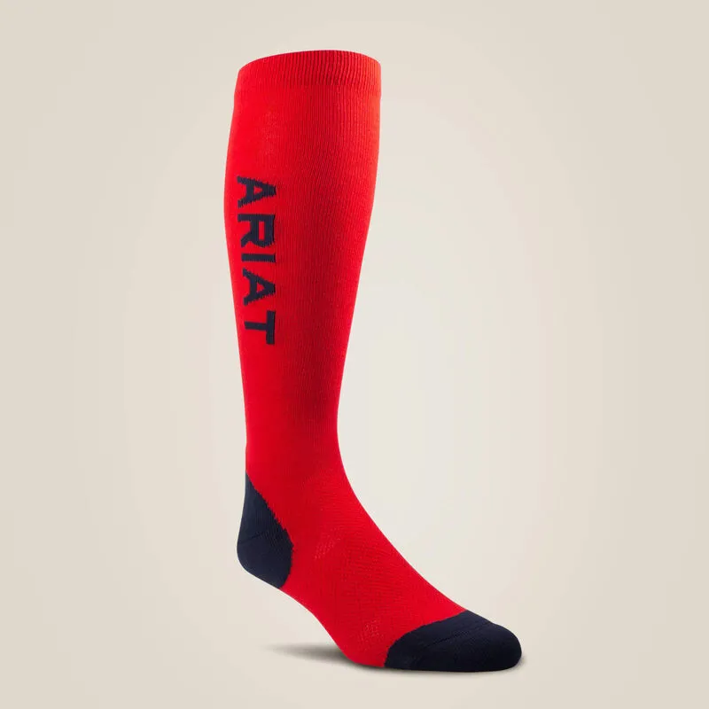 AriatTEK Performance Socks Red - Unisex