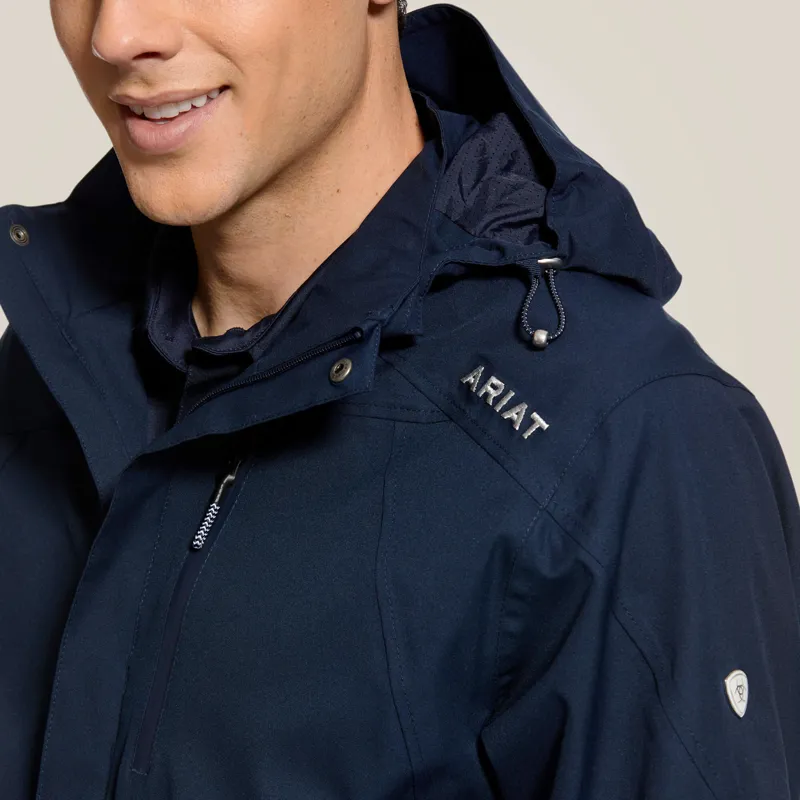 Ariat Men's Coastal Waterproof Jacket Navy-6
