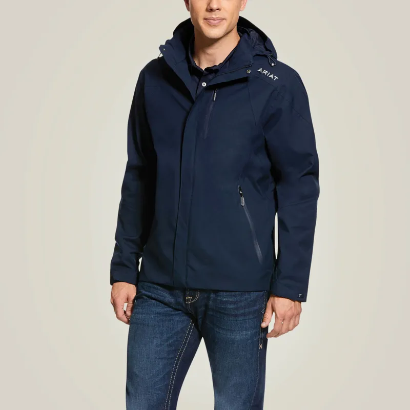 Ariat Men's Coastal Waterproof Jacket Navy-2
