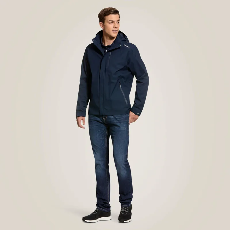 Ariat Men's Coastal Waterproof Jacket Navy-1