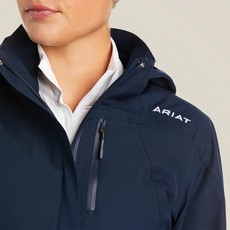 Ariat Women's Coastal Waterproof Jacket Navy-2