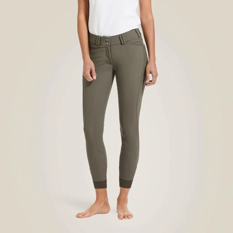 Ariat Women's Tri Factor Grip Full Seat Breeches - Banyan Bark-1