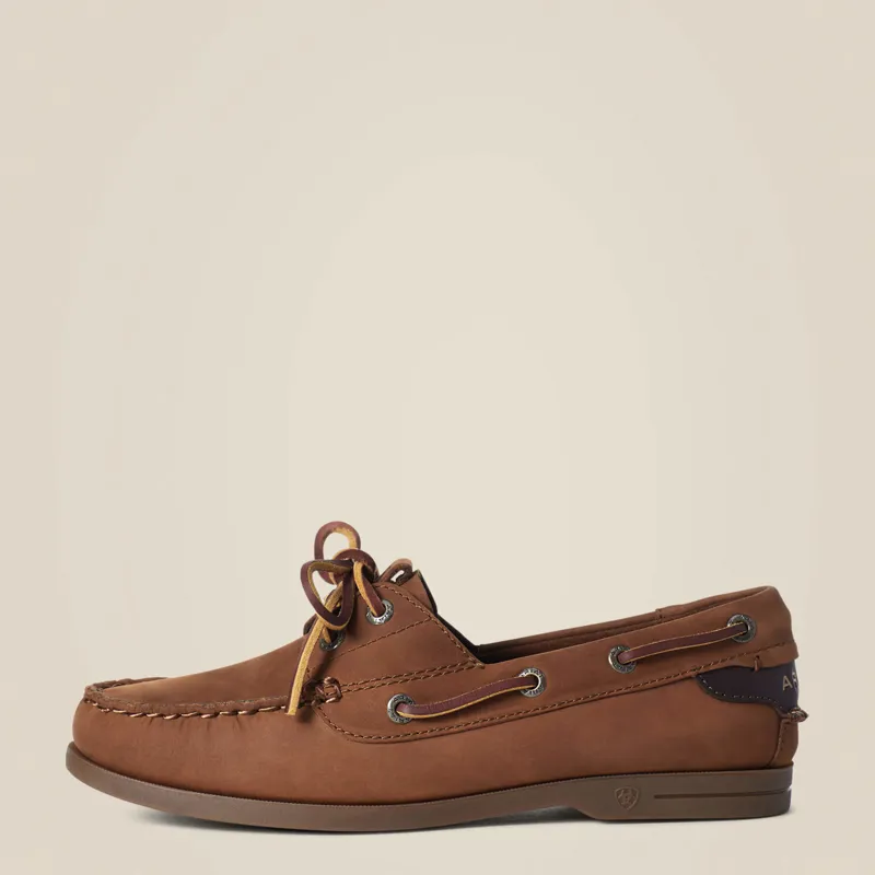 Ariat Women's Antigua Boat Shoe Walnut-4
