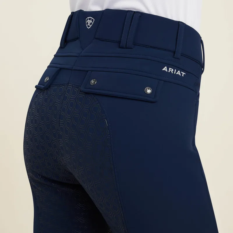 Ariat Women's Tri Factor Frost Insulated Full Seat Breeches - Navy-3
