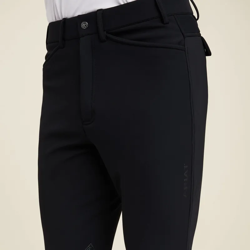 Ariat Men's Tri Factor Frost Insulated Knee Patch Breeches - Black-3
