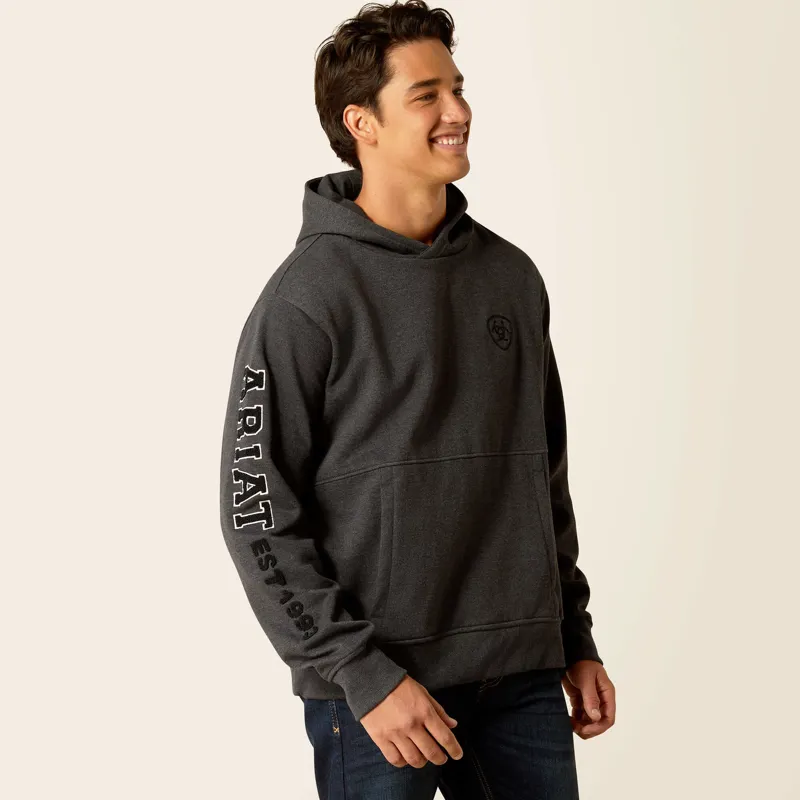 Ariat Men's Rabere Hoodie - Charcoal-2
