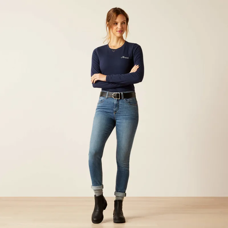 Ariat Women's Subtle T-Shirt Navy-3