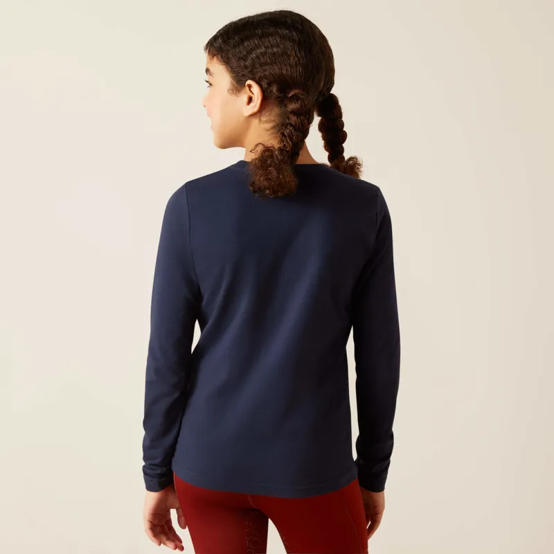 Ariat Kid's Glitz T-Shirt Navy Eclipse-3