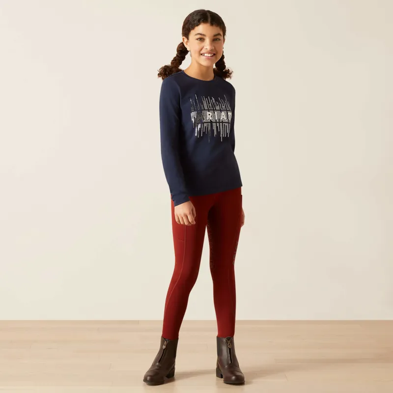 Ariat Kid's Glitz T-Shirt Navy Eclipse-2