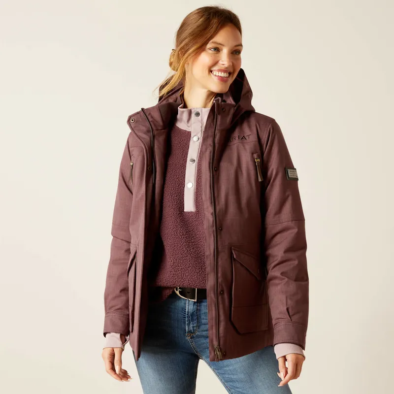 Ariat Women's Sterling Waterproof Insulated Parka Raisin