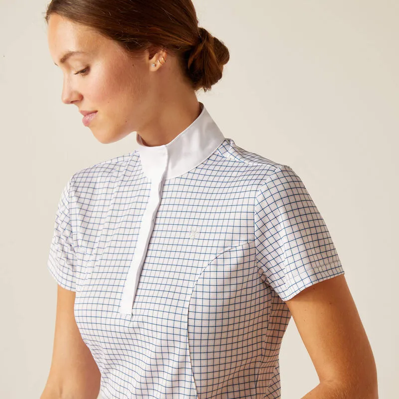 Ariat Womens Aptos Show Shirt - Blushing Rose Check