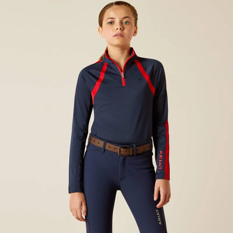 Ariat Kids Sunstopper 3.0 1/4 Zip Baselayer