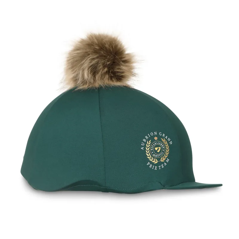 Shires Aubrion Team Hat Silk - GREEN