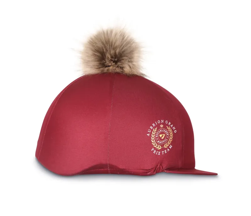Shires Aubrion Team Hat Silk - RED
