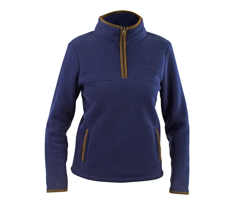Shires Aubrion Core Half Zip Fleece - Navy-1