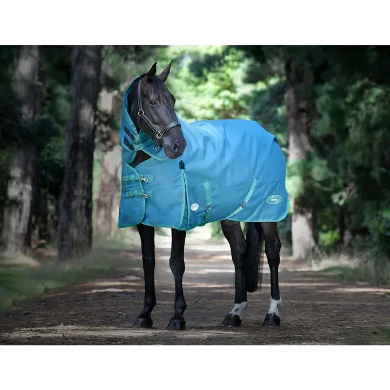 WeatherBeeta Medium Green-Tec 900d Detach-A-Neck in Black/Bottle Green