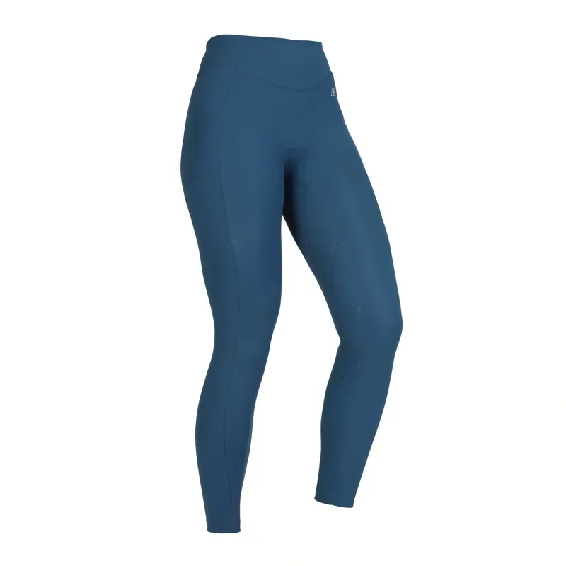 Aubrion Equestrian Winter Riding Tights in Estate Blue
