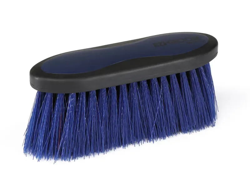 Ezi-Groom Large Grip Long Bristle Dandy Brush in Navy