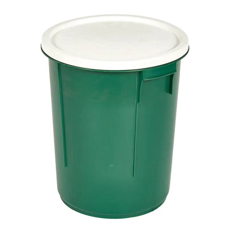 Saddlers Container and Lid Green - 28ltr