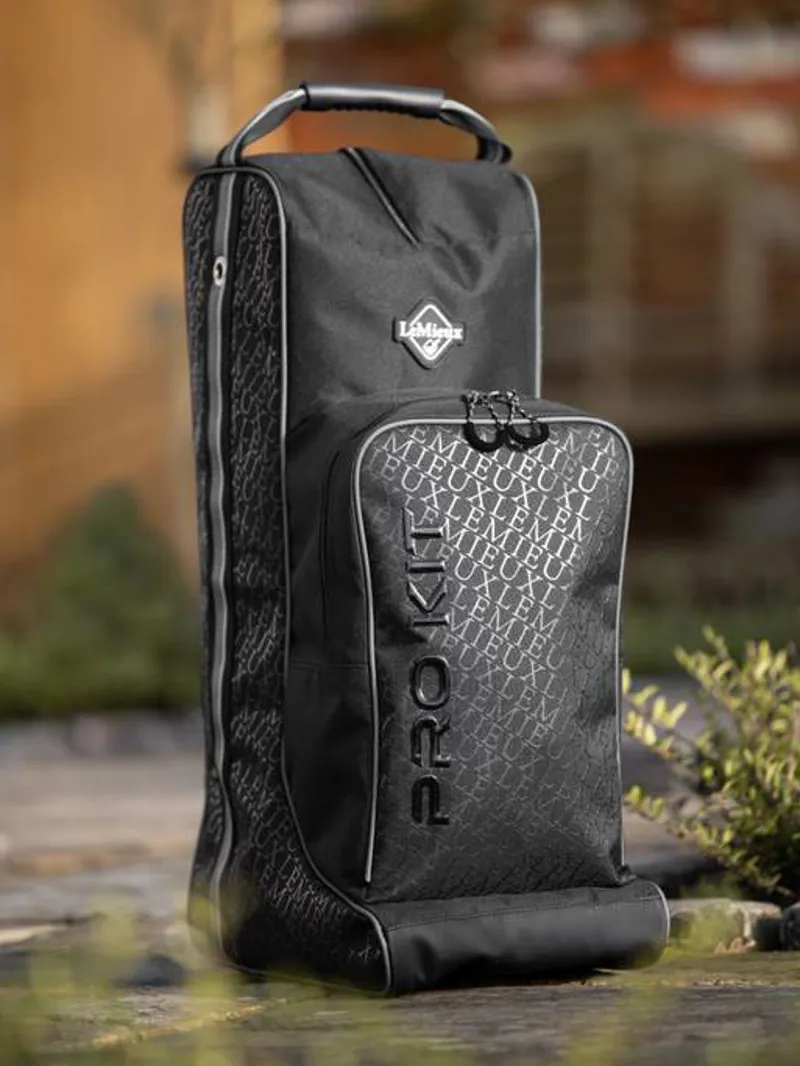 LeMieux Elite Pro Boot and Hat Bag - Black-1