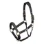 Shires Velociti Lusso Padded Leather Headcollar in Black