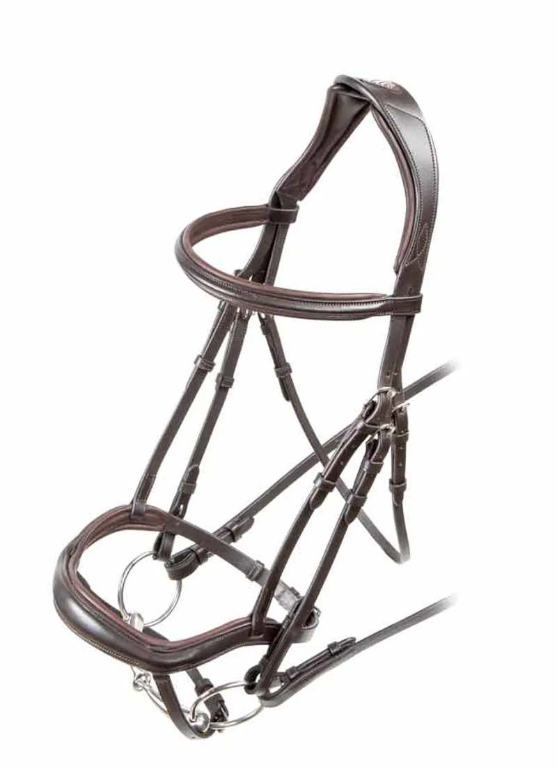 Shires Velociti RAPIDA Ergonomic Flash Bridle - Black