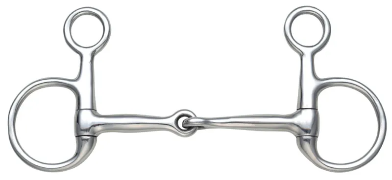 Shires Hanging Cheek Snaffle Stainless Steel