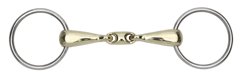 Shires Alloy Training Bit 14mm Brass