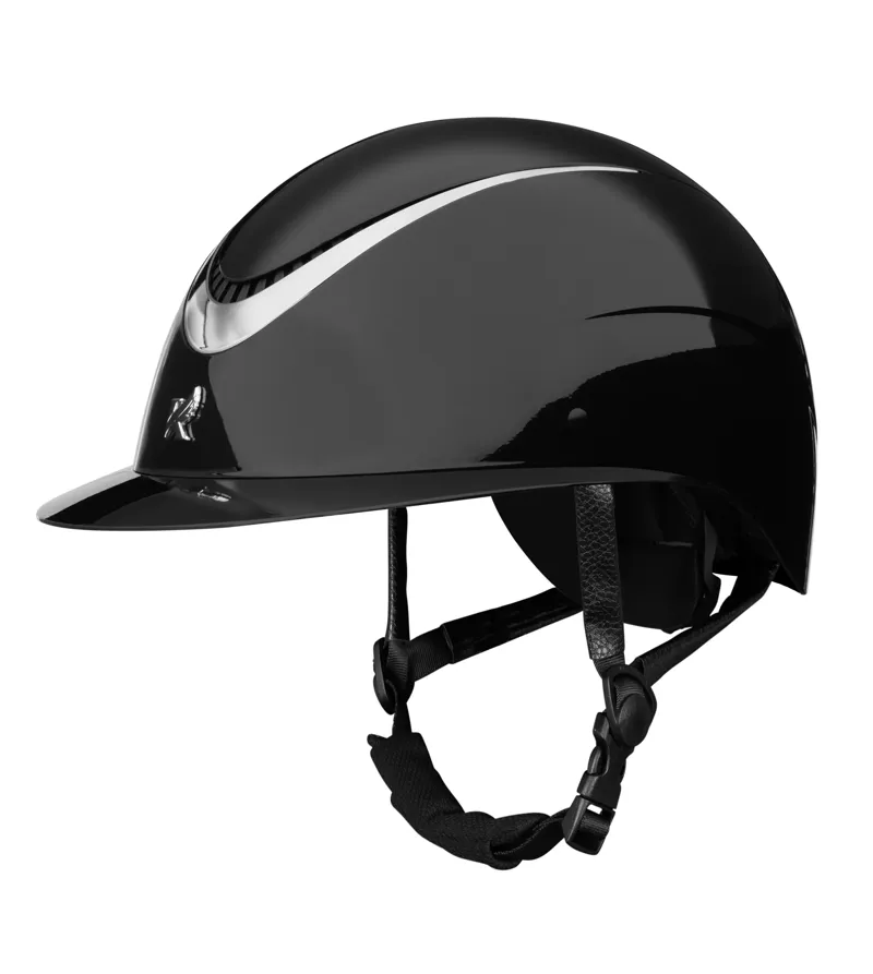 Shires Karben Alina Ellipse Riding Hat - Black/Gunmetal-1