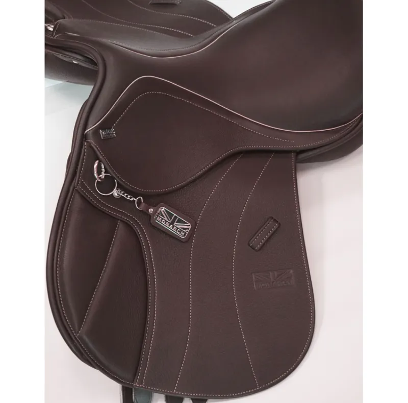 Monarch Pony Jump X Saddle - Black-2