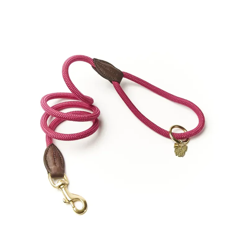 Digby and Fox Fine Rope Lead - Pink