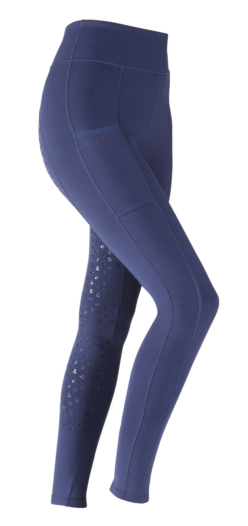 Shiires Aubrion Hudson Girl's Riding Tights - Navy
