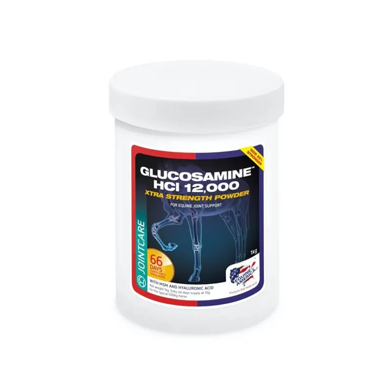 Equine America GLUCOSAMINE HCI 12000 - Premium Quality 1k