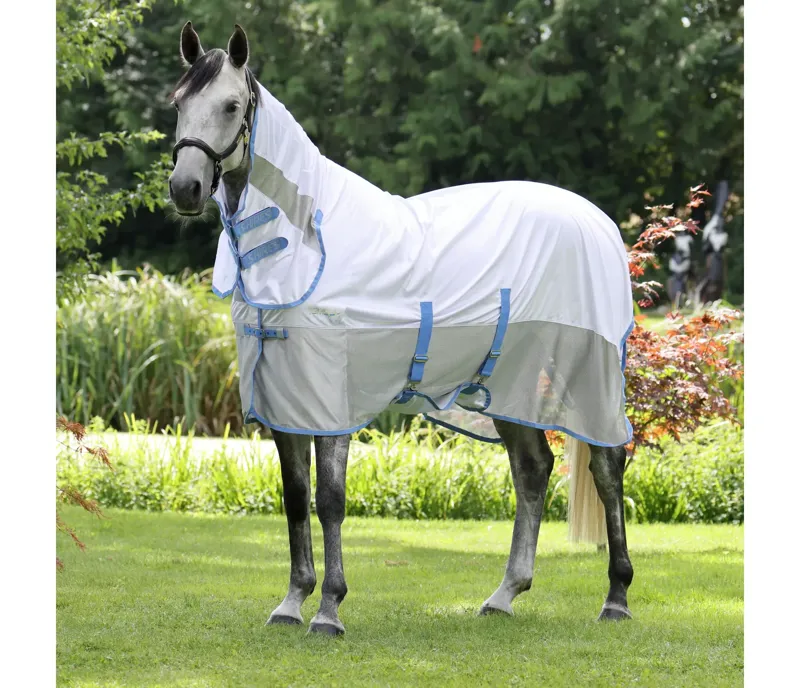 Shires Tempest Original Mesh Combo Fly Rug - Sky