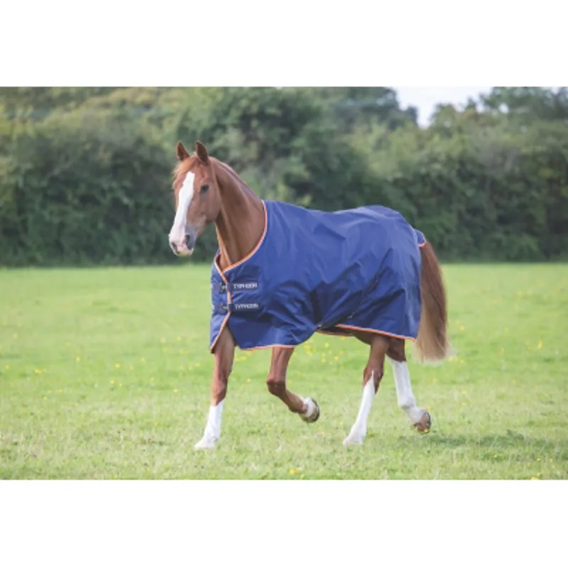 Shires Typhoon 100 Turnout Rug - Navy