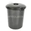 Saddlers Dustbin with Lid 70ltr - Black